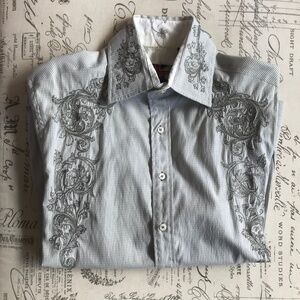 English Laundry Embroidered dress shirt